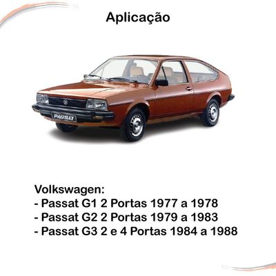 Maçaneta Ext Porta Dianteira Passat 77 A 88 Preto