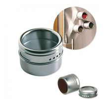 Porta Condimento Tempero Inox Magnético Imã Geladeira