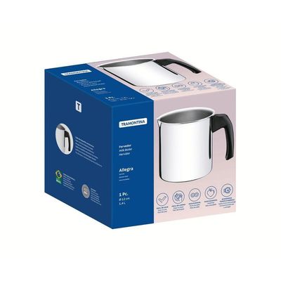 Fervedor Tramontina Allegra Em Aço E Cabo De Baquelite 12 Cm 1,4 L