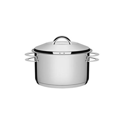 Caçarola Tramontina Solar Funda Em Aço Inox Fundo Triplo Com Tampa E Alças 20 Cm 3,6 L