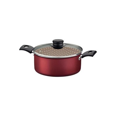 Caçarola Tramontina Turim Antiaderente Starflon Max Vermelho 18 Cm 2 L Tramontina