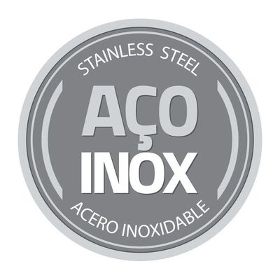 Caçarola Tramontina Solar Funda Em Aço Inox Fundo Triplo Com Tampa E Alças 24 Cm 6,1 L