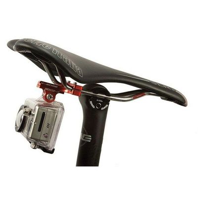 Suporte Banco Selim Bike para Câmeras GoPro e Similares - Preto