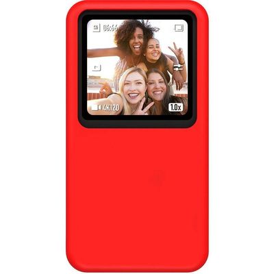 Capa de Proteção em Silicone Vermelho para DJI Action 2 - Telesin