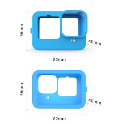 Capa de Silicone para GoPro 9, 10 e 11 Black - Azul