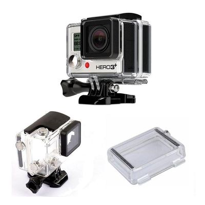 Kit Caixa Estanque com Tampa extensora Para LCD - GoPro 3+/4