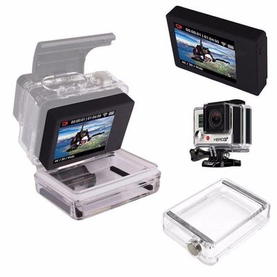 Kit Caixa Estanque com Tampa extensora Para LCD - GoPro 3+/4