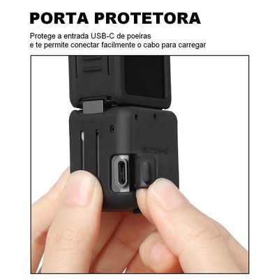 Capa de Silicone para Câmera DJI Action 2 Power Combo