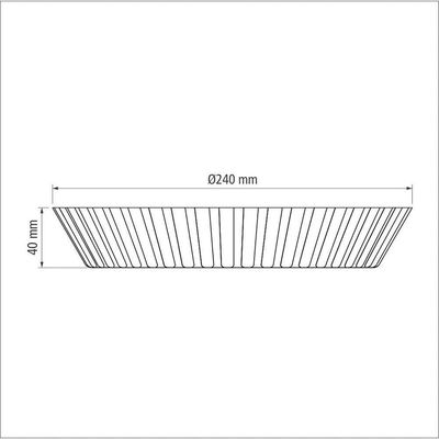 Forma Redonda Para Torta E Bolo Alumínio Antiaderente Starflon T1 Grafite 24 Cm 1,4 L