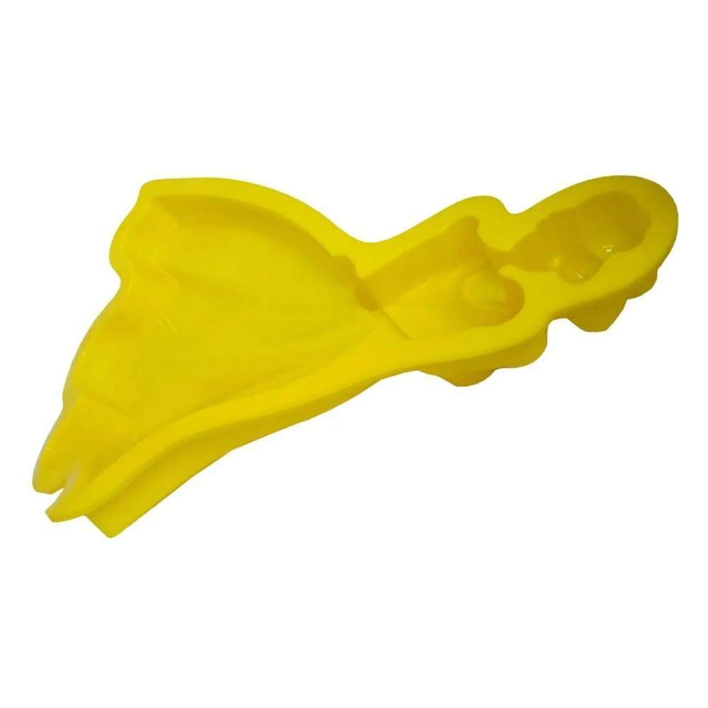 Forma De Silicone Para Torta Princesa Amarela Kit 3 Unidades
