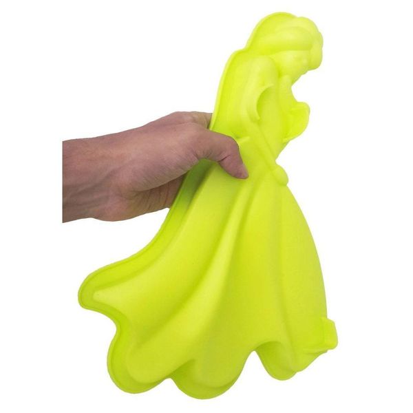 Forma Silicone Para Doces Diversos Torta Pudim Bolo Cozinha Princesa Verde (Sili-9)