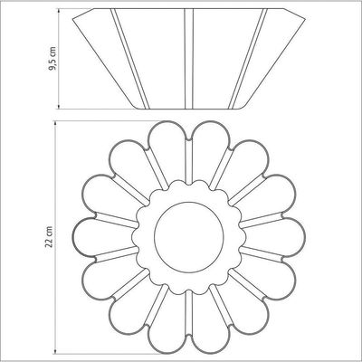 Forma Para Brioche Grafite Em Alumínio Com Revestimento Antiaderente 22 Cm 1,3 L