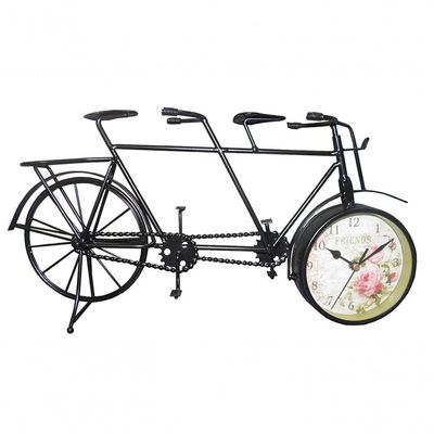 Relogio Vintage Modelo Bicicleta Retro De Mesa Para Casa