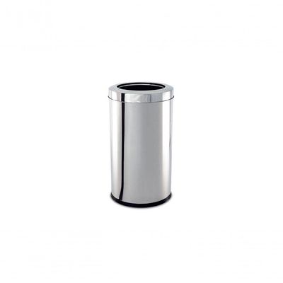 Lixeira Inox Com Aro 21,2 Litros Decorline ø 25 X 46 Cm