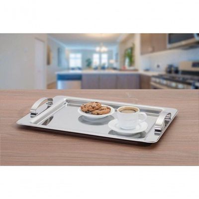 Bandeja Com Alça - Atina 37 X 23 Cm - Brinox