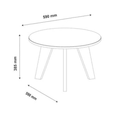 Mesa de Centro Artely Espanha Branco