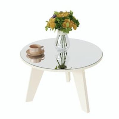 Mesa de Centro Artely Espanha Branco