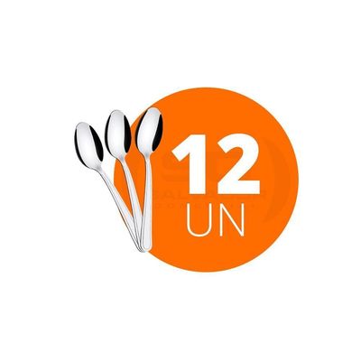 Kit - 12 Colheres De Chá Búzios Em Aço Inox Ccibag - Tramontina