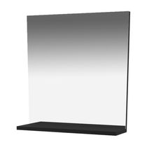 Espelheira Para Banheiro 45cm Com Prateleira Multimóveis Cr10115 Preto Preto