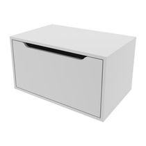 Gabinete Banheiro Suspenso 60cm Com 1 Porta Multimóveis Cr10123 Branco Branco