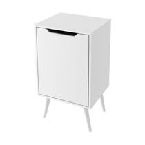 Gabinete Banheiro 45cm 1 Porta Retrô Multimóveis Cr10120 Branco Branco