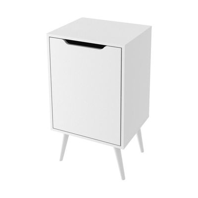 Gabinete Banheiro 45cm 1 Porta Retrô Multimóveis Cr10120 Branco Branco