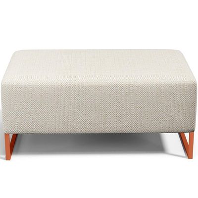 Puff Decorativo Cléo 90Cm W01 Linho Champagne