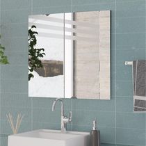 Espelheira Para Banheiro 59,6cm Multimóveis Cr10113 Cinza Cinza