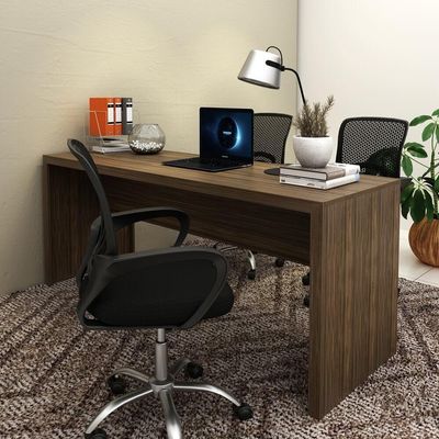 Escrivaninha-mesa Escritório 180cm Multimóveis Cr25266 Nogal Nogal