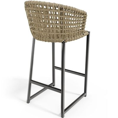 Kit Mesa Bistrô Com 03 Banquetas Área Gourmet D04 Bege