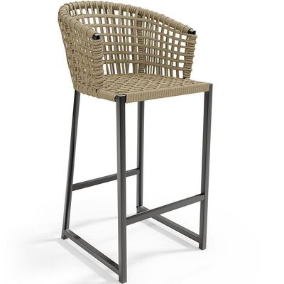 Kit Mesa Bistrô Com 03 Banquetas Área Gourmet D04 Bege