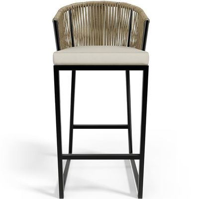 Kit Mesa Bistrô Com 03 Banquetas Área Gourmet D04 Bege