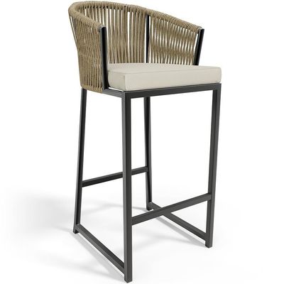 Kit Mesa Bistrô Com 03 Banquetas Área Gourmet D04 Bege
