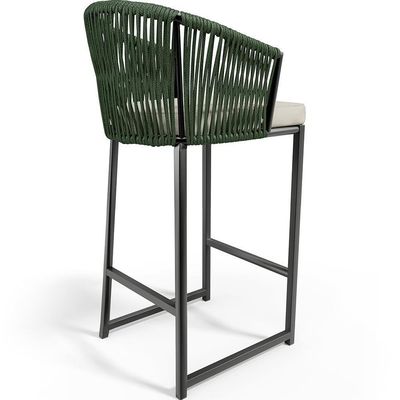 Kit Mesa Bistrô Com 03 Banquetas Área Gourmet D04 Verde
