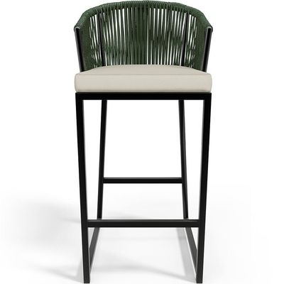Kit Mesa Bistrô Com 03 Banquetas Área Gourmet D04 Verde