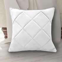 Almofada Decorativa Nina Matelassê 48X48 Corano Branco