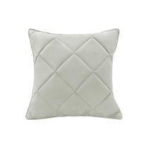 Almofada Decorativa Nina Matelassê 48X48 Veludo Prata
