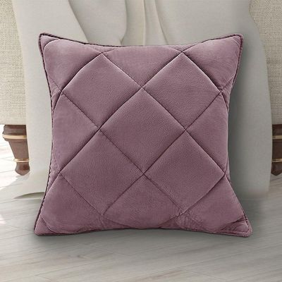 Almofada Decorativa Nina Matelassê 48X48 Veludo Uva