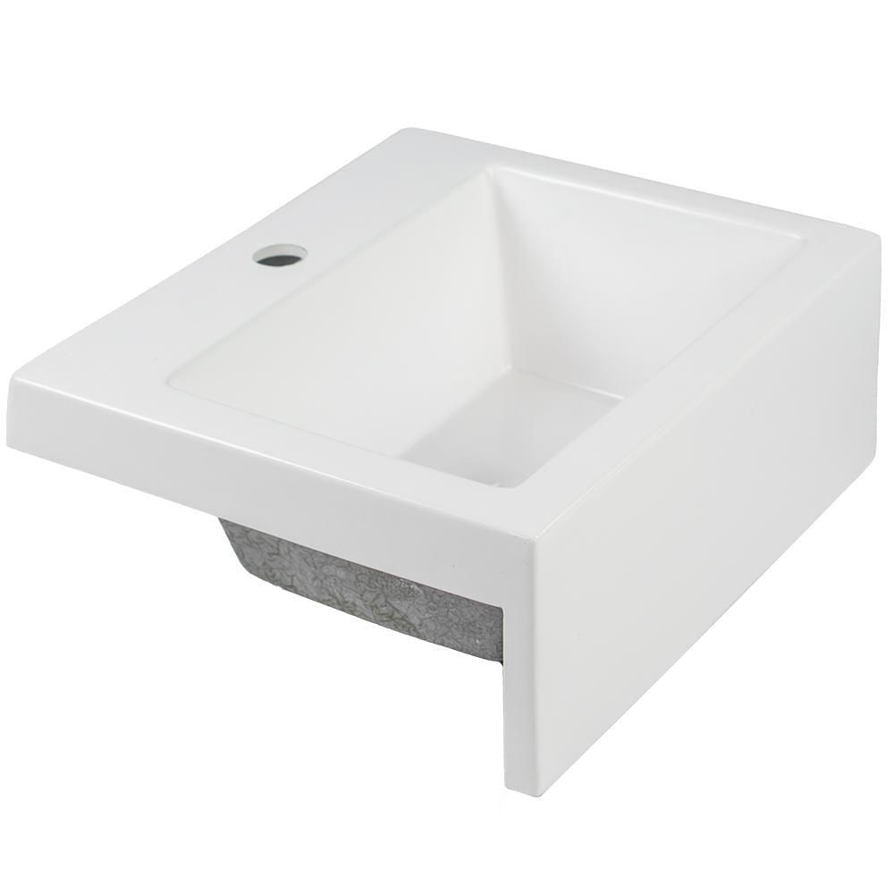Conjunto Banheiro Gabinete 80cm 02 Gavetas Com Armário E Cuba Jazz B06 Faia Branco - Lyam Decor