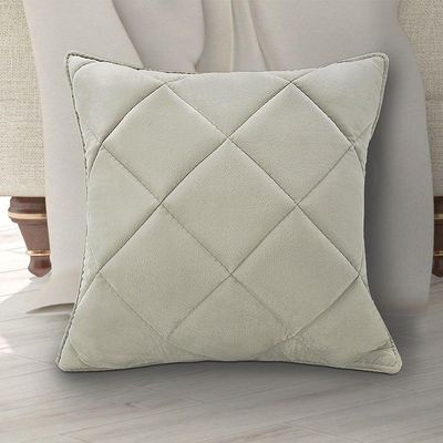 Almofada Decorativa Nina Matelassê 48X48 Corano Marfim