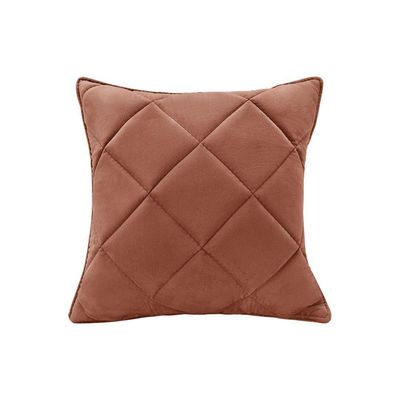 Almofada Decorativa Nina Matelassê 48X48 Veludo Cobre