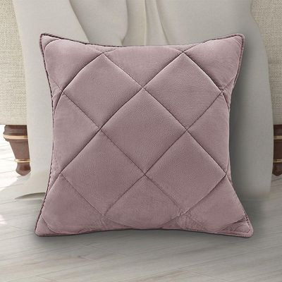 Almofada Decorativa Nina Matelassê 48X48 Veludo Lilás