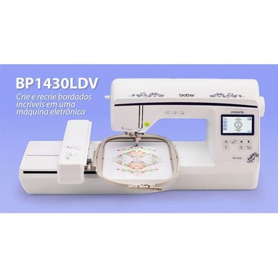 Máquina De Bordar Brother Eletrônica Bp1430l - Bivolt