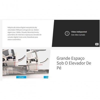 Overlock Eletrônica Com Transporte Inteligente - Jack-c6