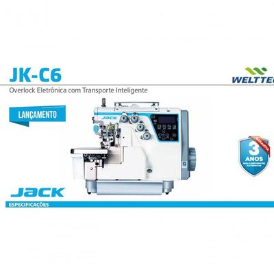 Overlock Eletrônica Com Transporte Inteligente - Jack-c6