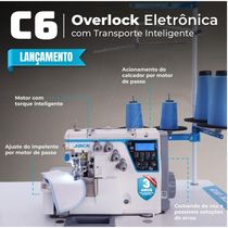 Overlock Eletrônica Com Transporte Inteligente - Jack-c6