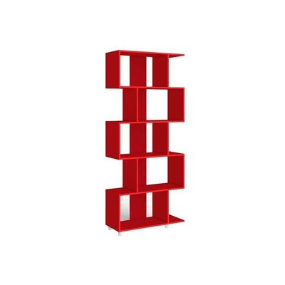 Estante Livreiro Casal Esm209 C- 5 Nichos Oliva - Movelbento