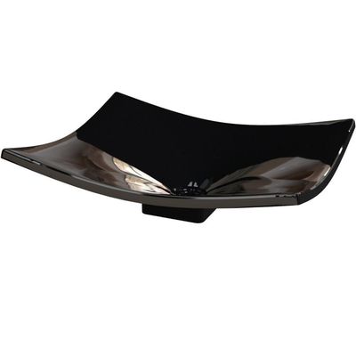 Cuba De Apoio Para Banheiro Lavabo C01 Folha F44 Preto