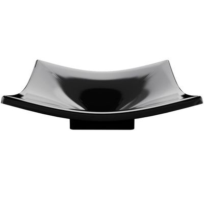 Cuba De Apoio Para Banheiro Lavabo C01 Folha F44 Preto