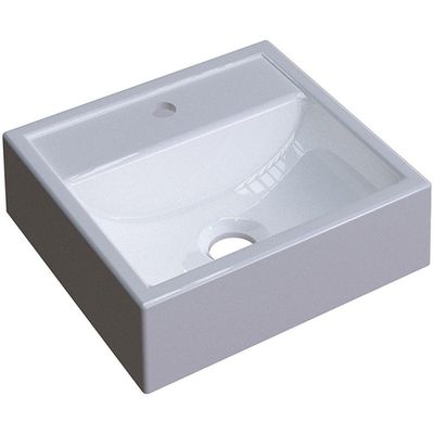 Cuba De Apoio Quadrada C01 Para Banheiro Q32W Branco